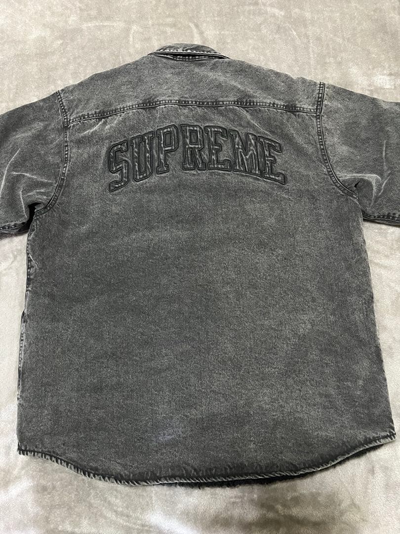 古着　Supreme Shearling Denim Shirt