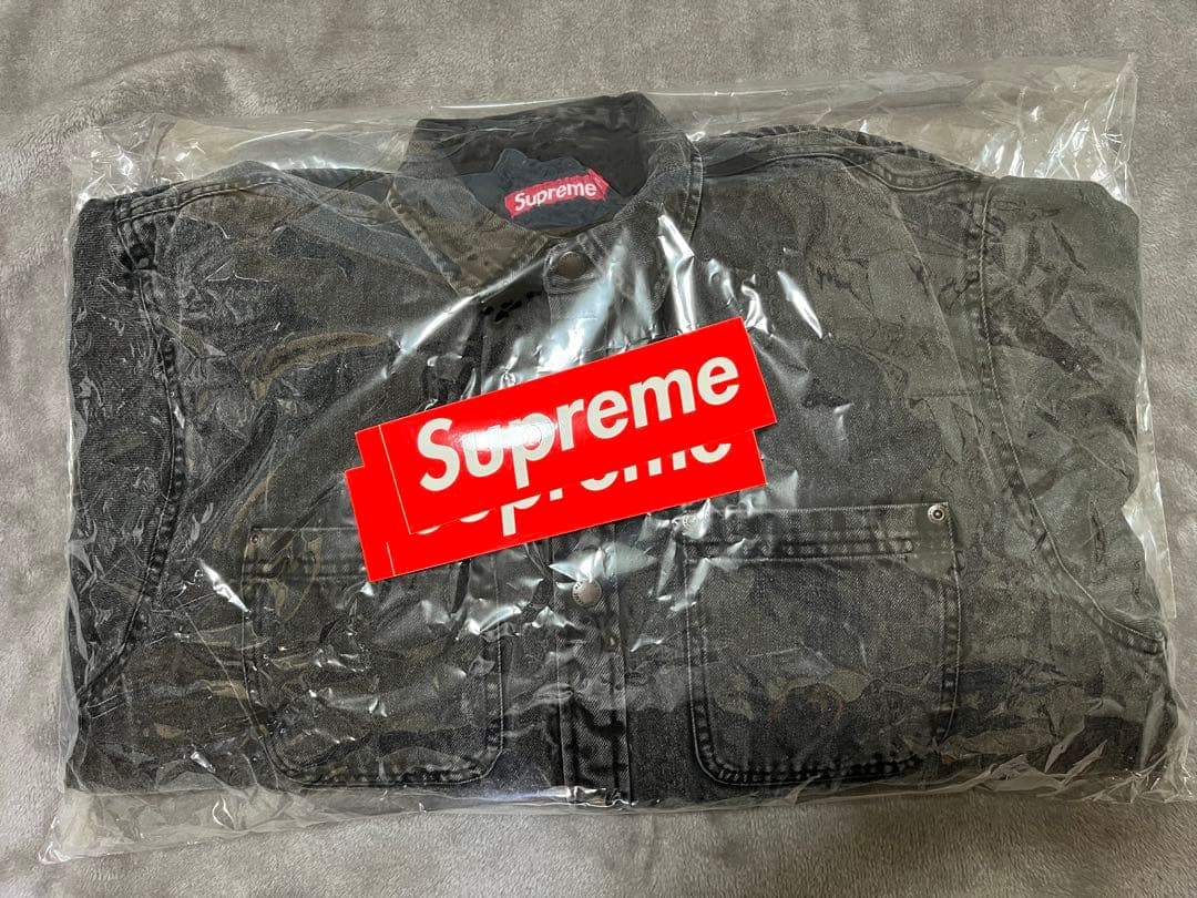 古着　Supreme Shearling Denim Shirt