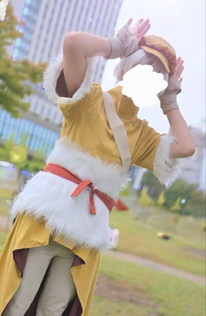 Dr.STONE 西園寺羽京 コスプレ　Mサイズ（ウィッグ付き）