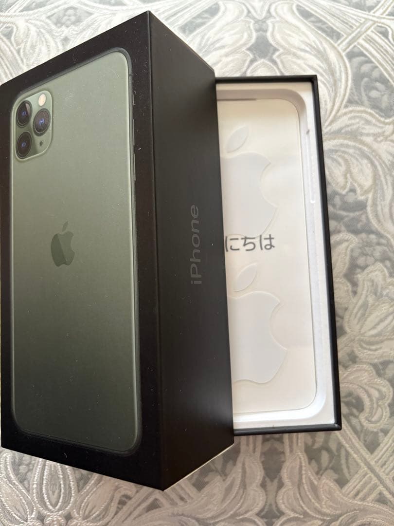 最初値下Apple iPhone 11 Pro Max ミッドナイトグリーン本体