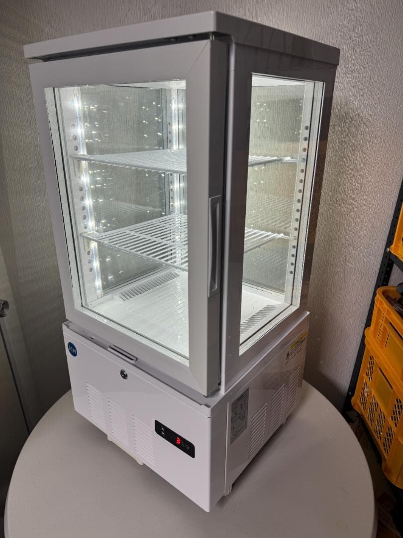 JCM 4面ガラス冷蔵ショーケース JCMS-58　56L 37Kg
