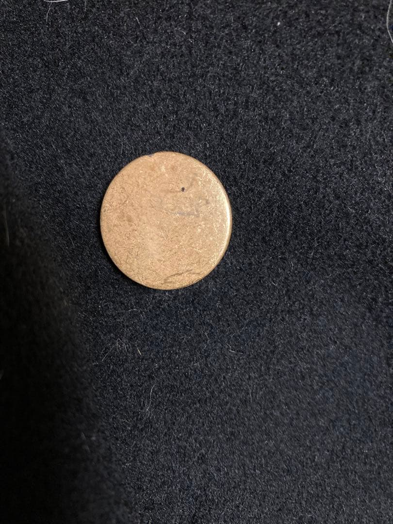 KLMです　美品drawer 黒ピーコート　金ボタン38