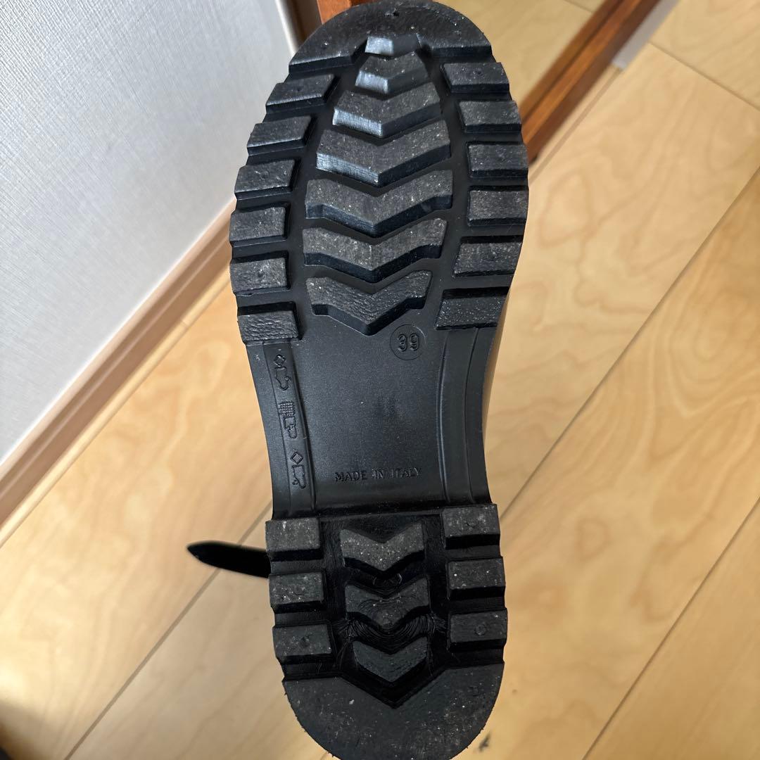 バーバリー　レインブーツ（レディス・黒・ サイズEU39）