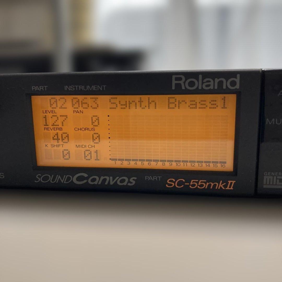 DTM・DAW Roland sc-55mk2