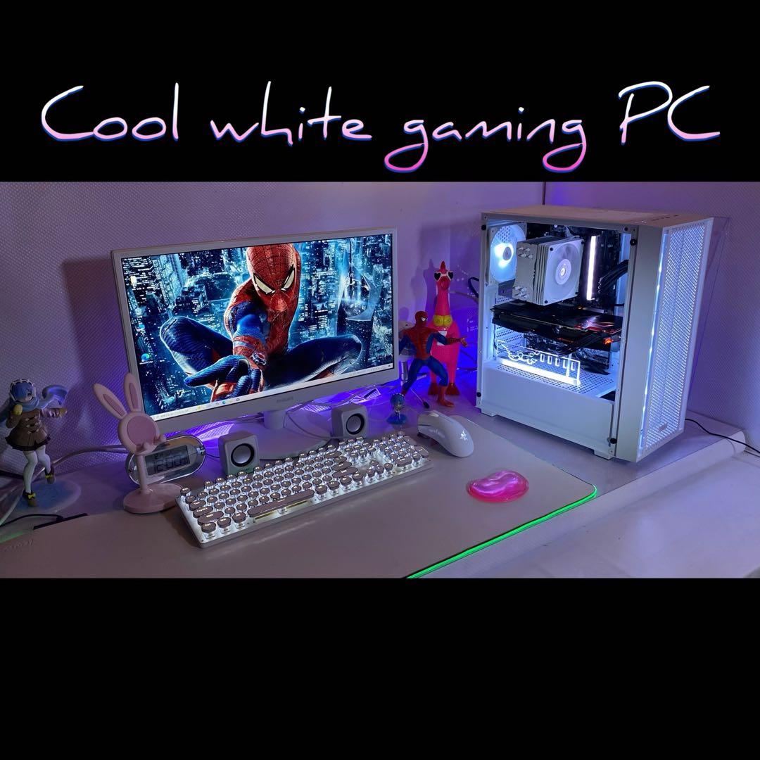 ゲーミングPC フルセット　i7-7700k GTX1070 クールホワイト