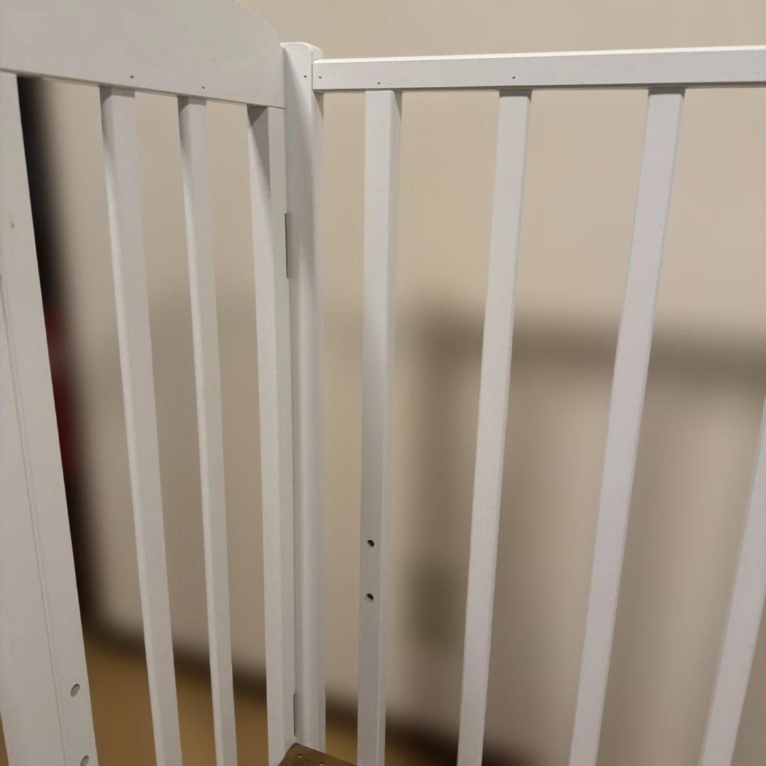 NtownKATOJI木製 ミニサイズベビーベッド 折りたたみ可能