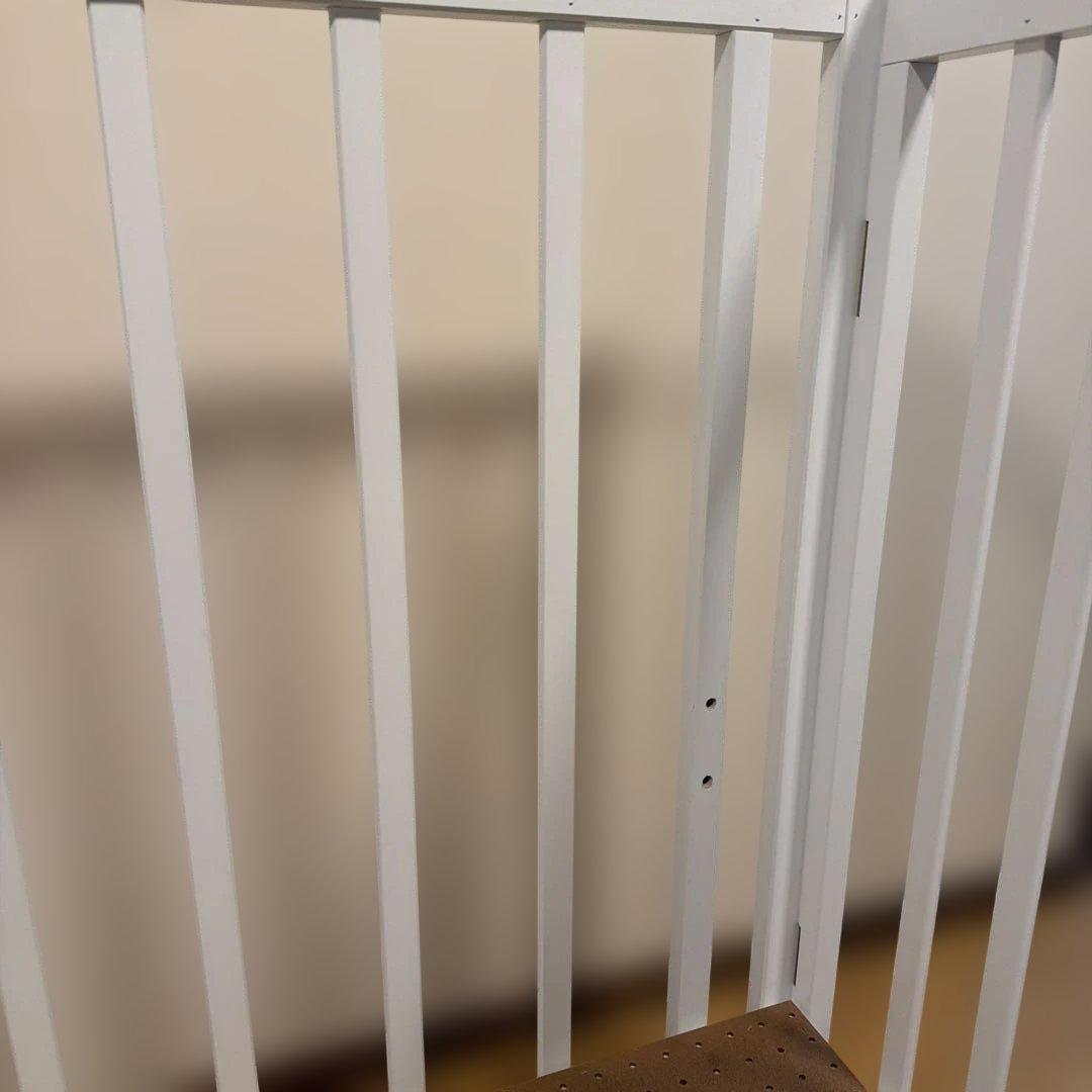 NtownKATOJI木製 ミニサイズベビーベッド 折りたたみ可能