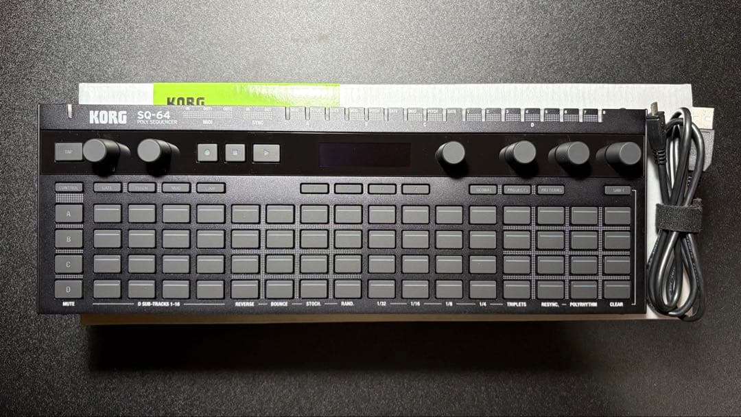 KORG SQ-64 MIDIシーケンサー