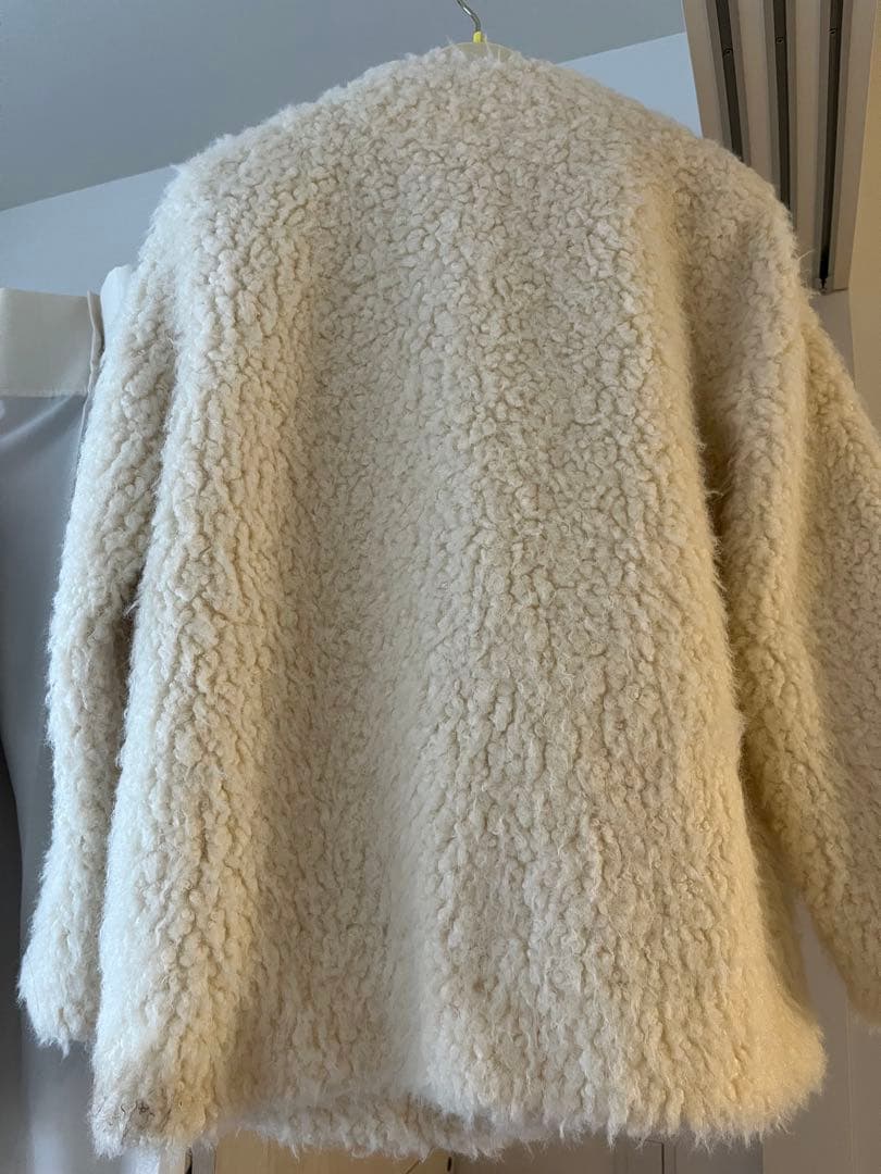 herlipto  Faux Fur Coat ecru S 完売品