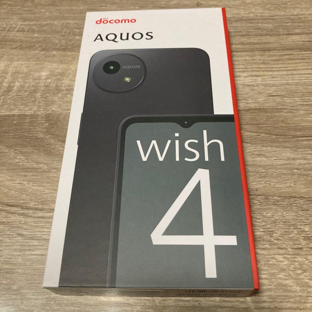 docomo AQUOS wish 4 ブラック SH-52E
