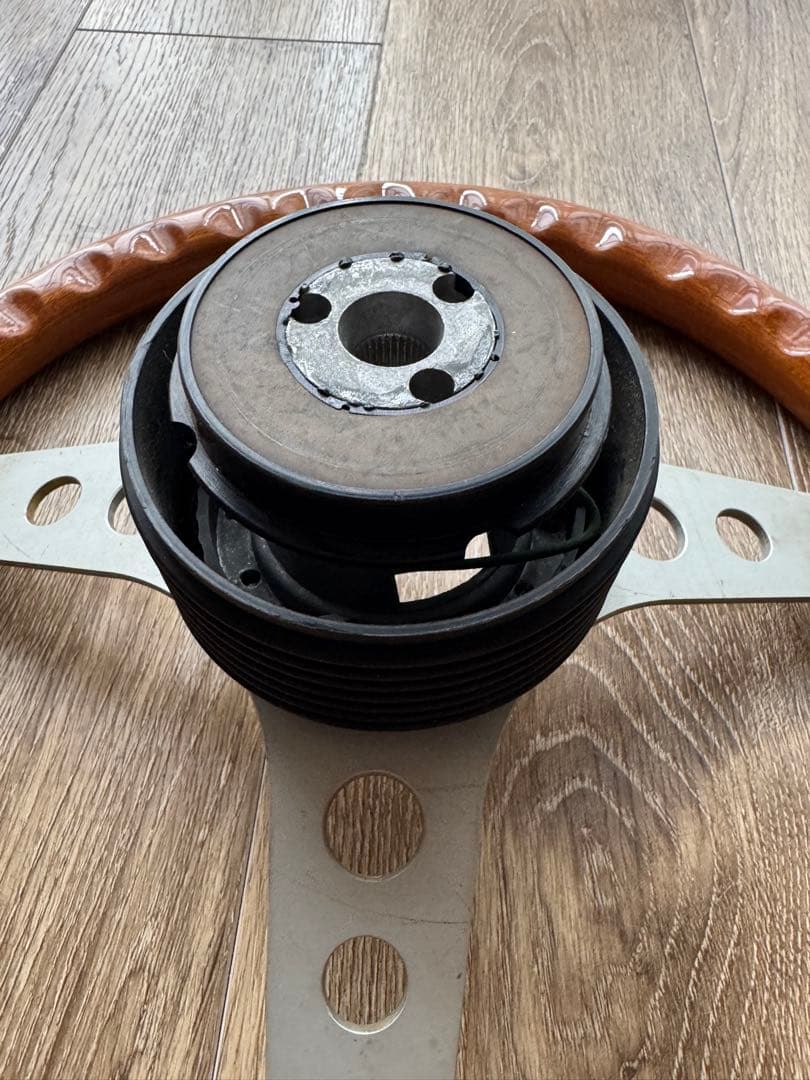 ✨昭和レトロOBA製ウッドハンドル⛽️トヨタ純正付