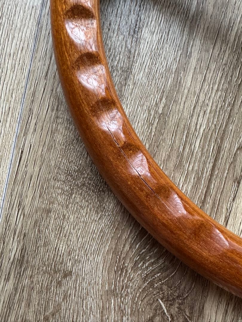 ✨昭和レトロOBA製ウッドハンドル⛽️トヨタ純正付