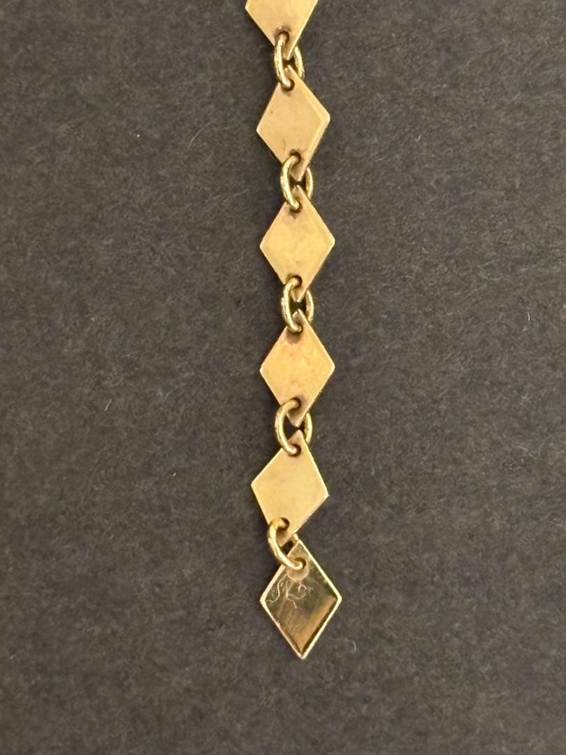 【片耳用】【4点セット】10Kピアス　フープ　パール　ロング　アガットチャーム