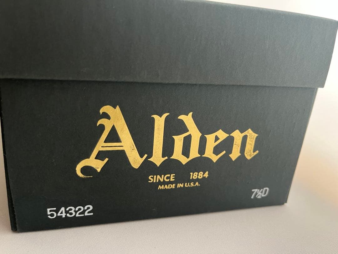 新品未使用 Alden 54322 BEAMS別注 Uチップ 7.5D正規店購入