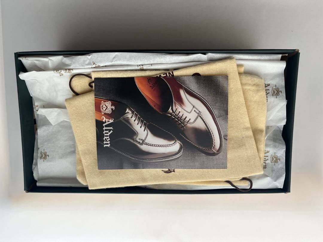 新品未使用 Alden 54322 BEAMS別注 Uチップ 7.5D正規店購入