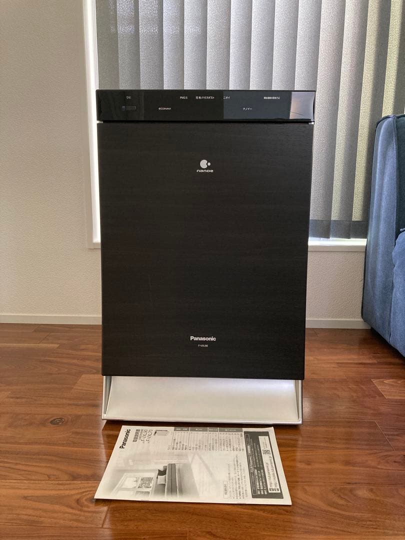Panasonic 加湿空気清浄機 F-VXL90 木目調 ブラウン　美品