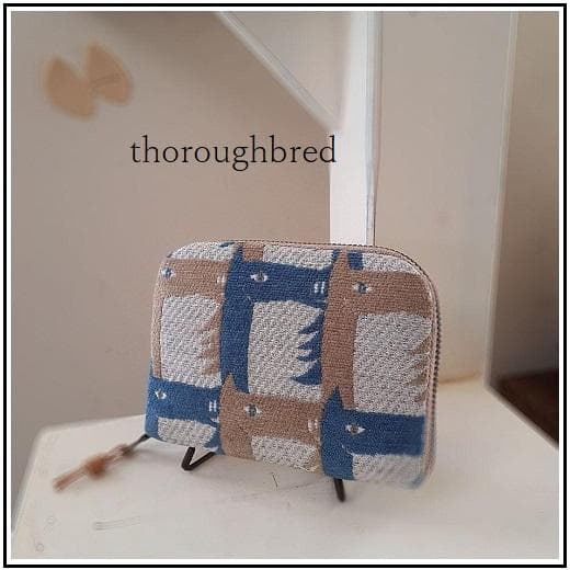 【new❤︎一般販売】⚮̈ ミナペルホネン thoroughbred◆ハーフ財布