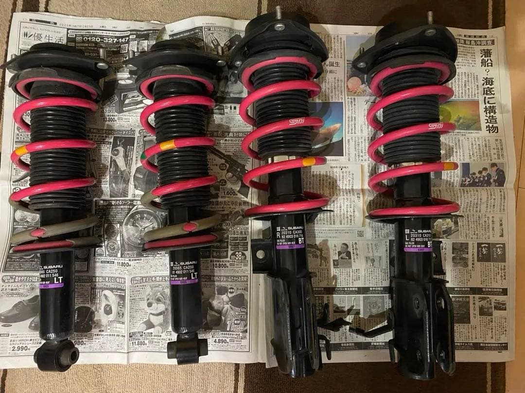 【1万km走行】ZC6 BRZ STIスポーツ ザックス社製 純正 サスキット