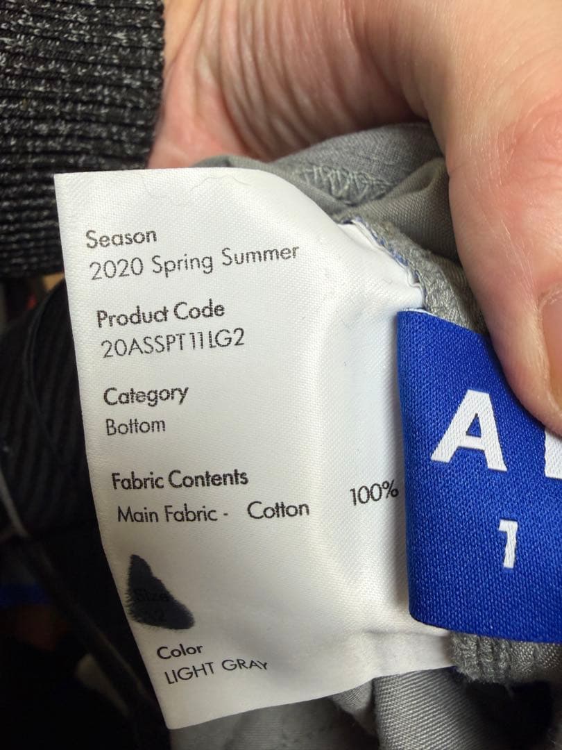 adererror パンツ　2020SS