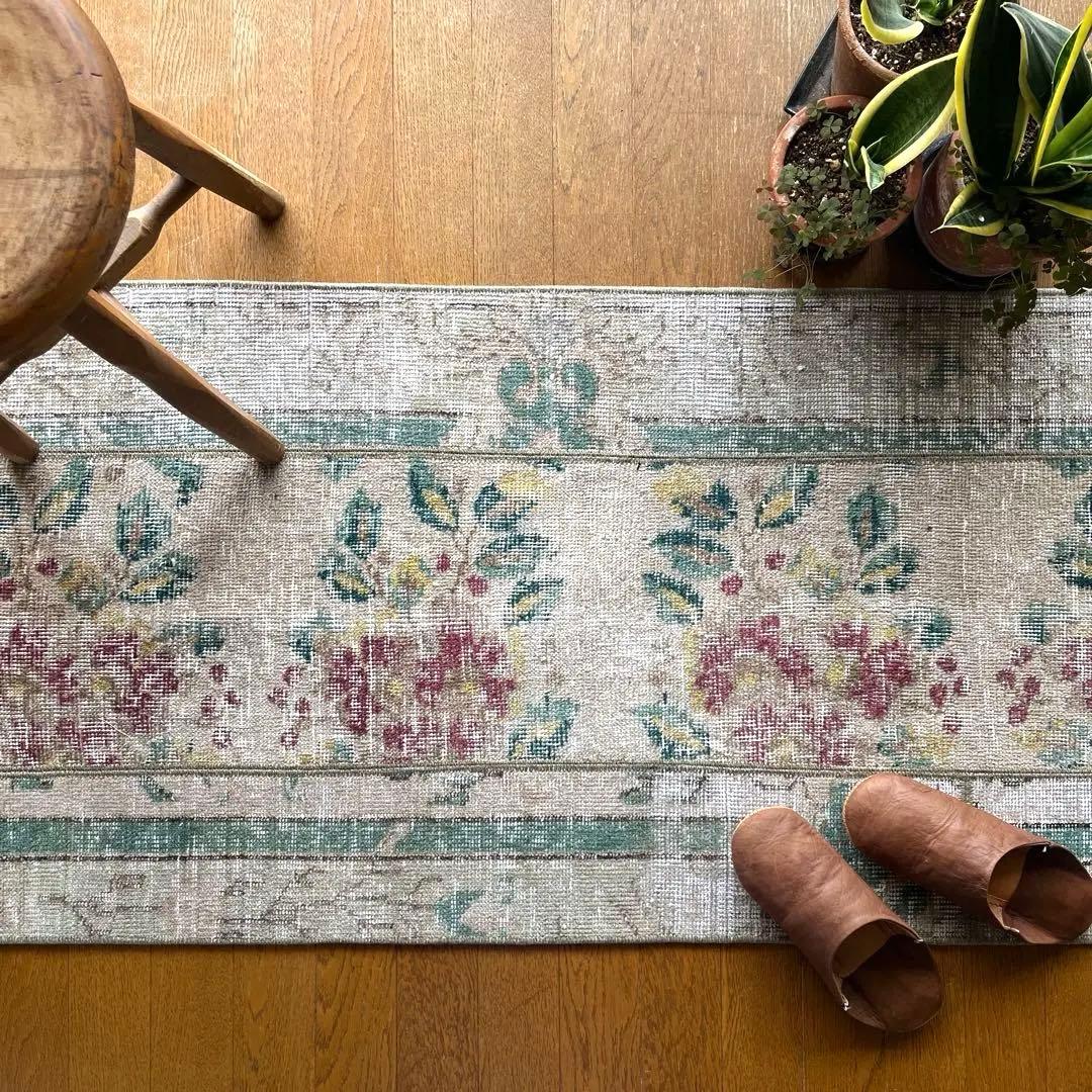 トルコヴィンテージラグNo.93 ランナーラグ