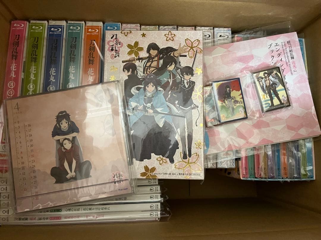 刀剣乱舞-花丸- (続含む)Blu-ray&歌詠集　セット(特典付き)