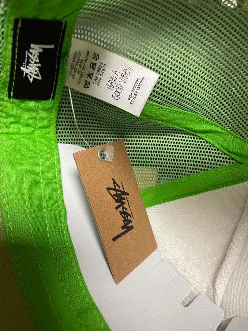 STUSSY CROWN STOCK TRUCKER CAP 緑