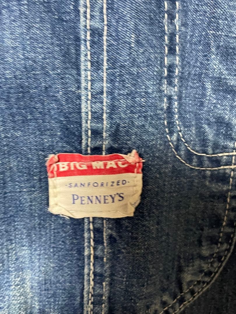 BIGMAC ヴィンテージ　60s オーバーオール　古着　雰囲気　13スター