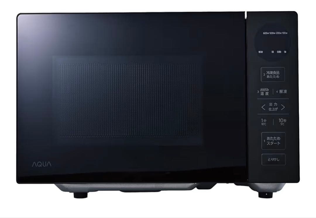 未使用　AQUA 電子レンジ　AQM-KF20PK ブラック