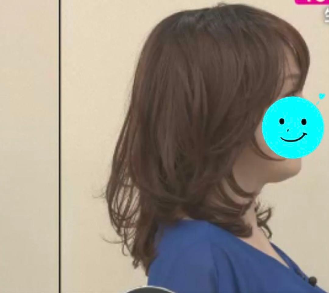 【新品未使用】KAZUEフルウィッグ　レディース　セミロング　ライトブラウン