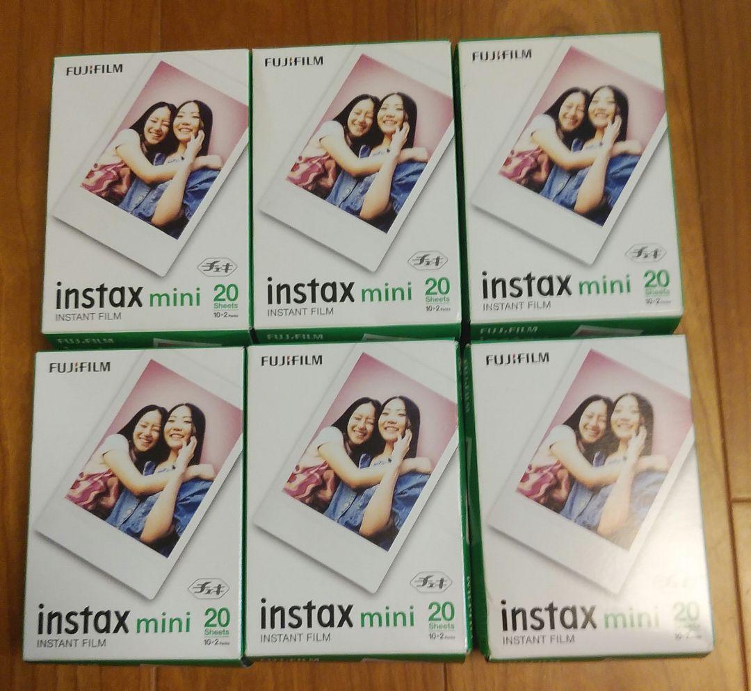 FUJIFILMinstax miniフィルム20枚×6箱=120枚 新品未使用