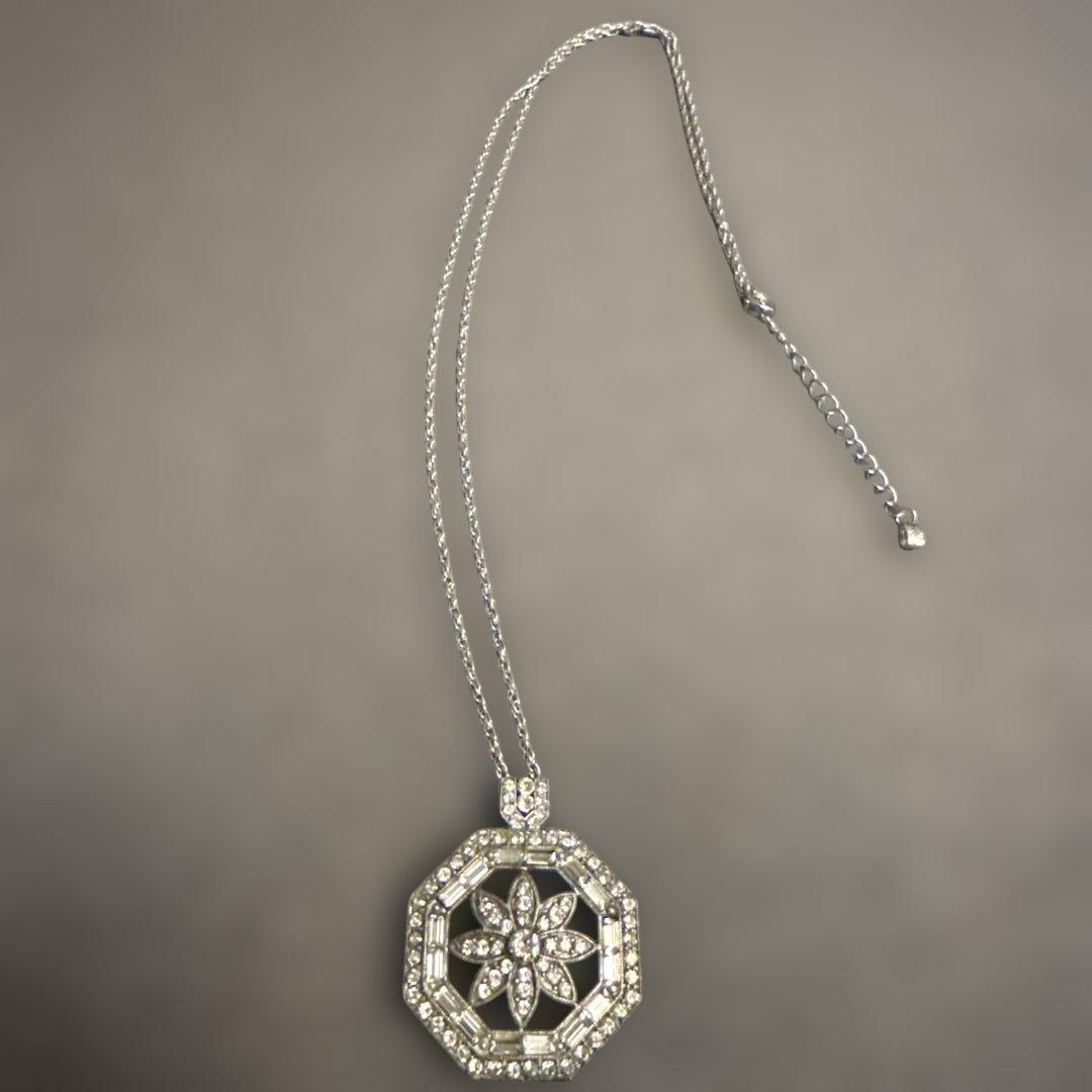 FOXEY 八角形花モチーフ ネックレス