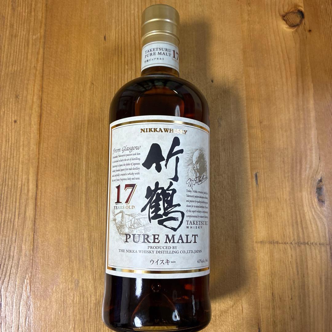 竹鶴 PURE MALT 17年 新品　箱付　ニッカウイスキー　700mm⭐︎
