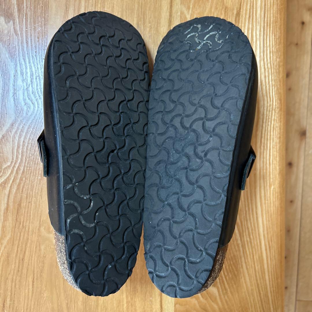 はふひ　Birkenstock ブラック サンダル　大きいサイズ