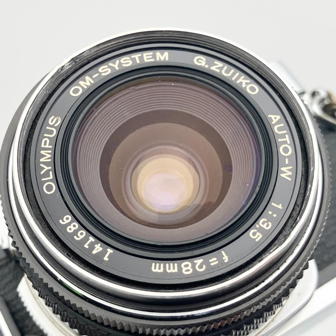 希少品 OLYMPUS M-1 28mm F3.5 フィルムカメラ 初期モデル