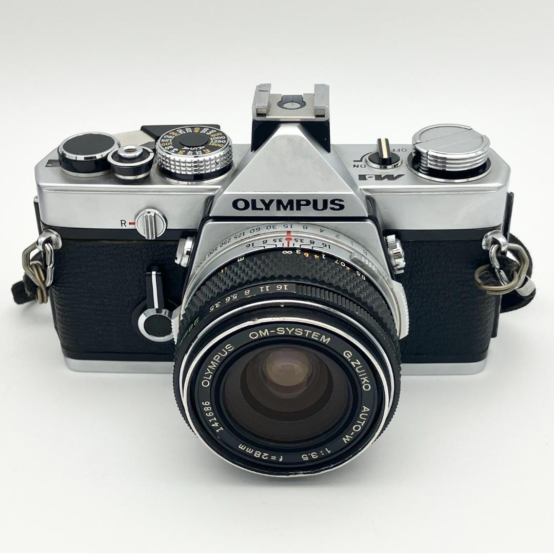 希少品 OLYMPUS M-1 28mm F3.5 フィルムカメラ 初期モデル