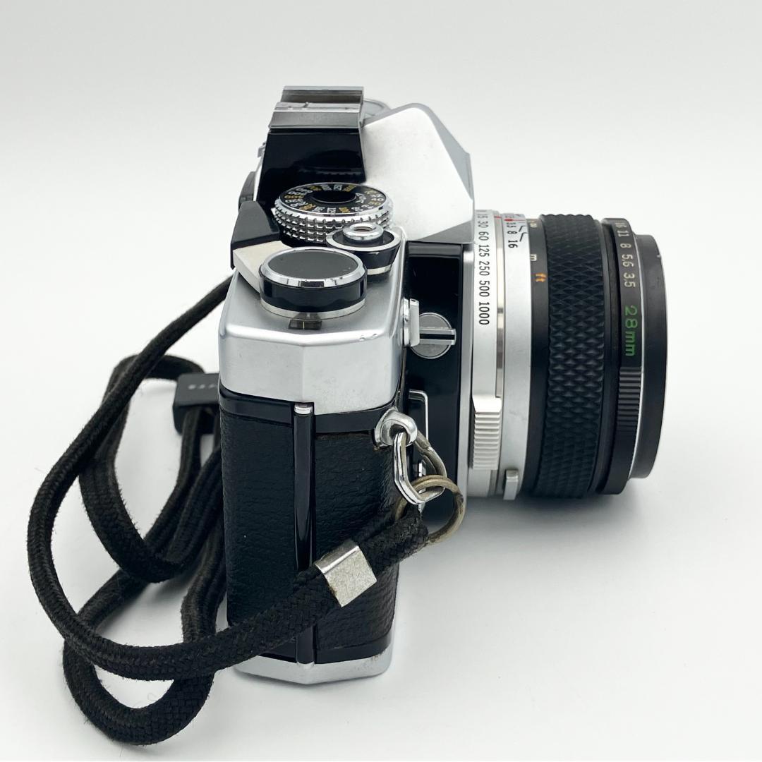希少品 OLYMPUS M-1 28mm F3.5 フィルムカメラ 初期モデル