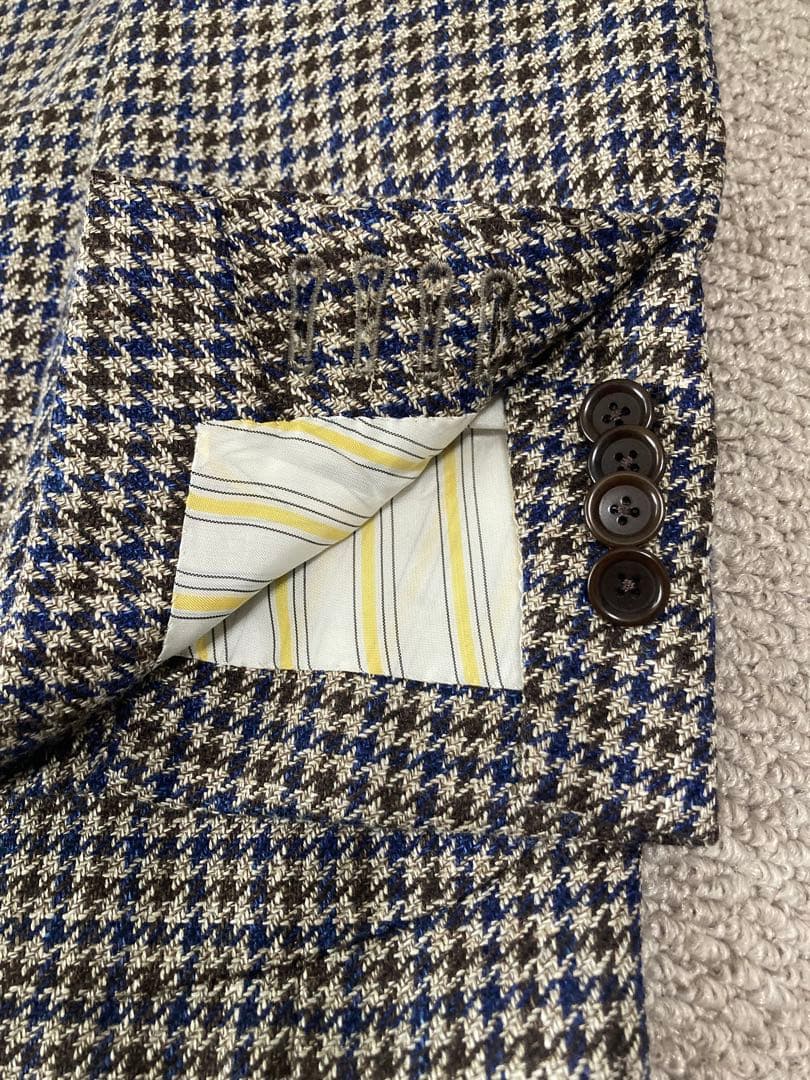 【美品】BEAMS F ガンクラブチェックLoroPiana SUMERTIME