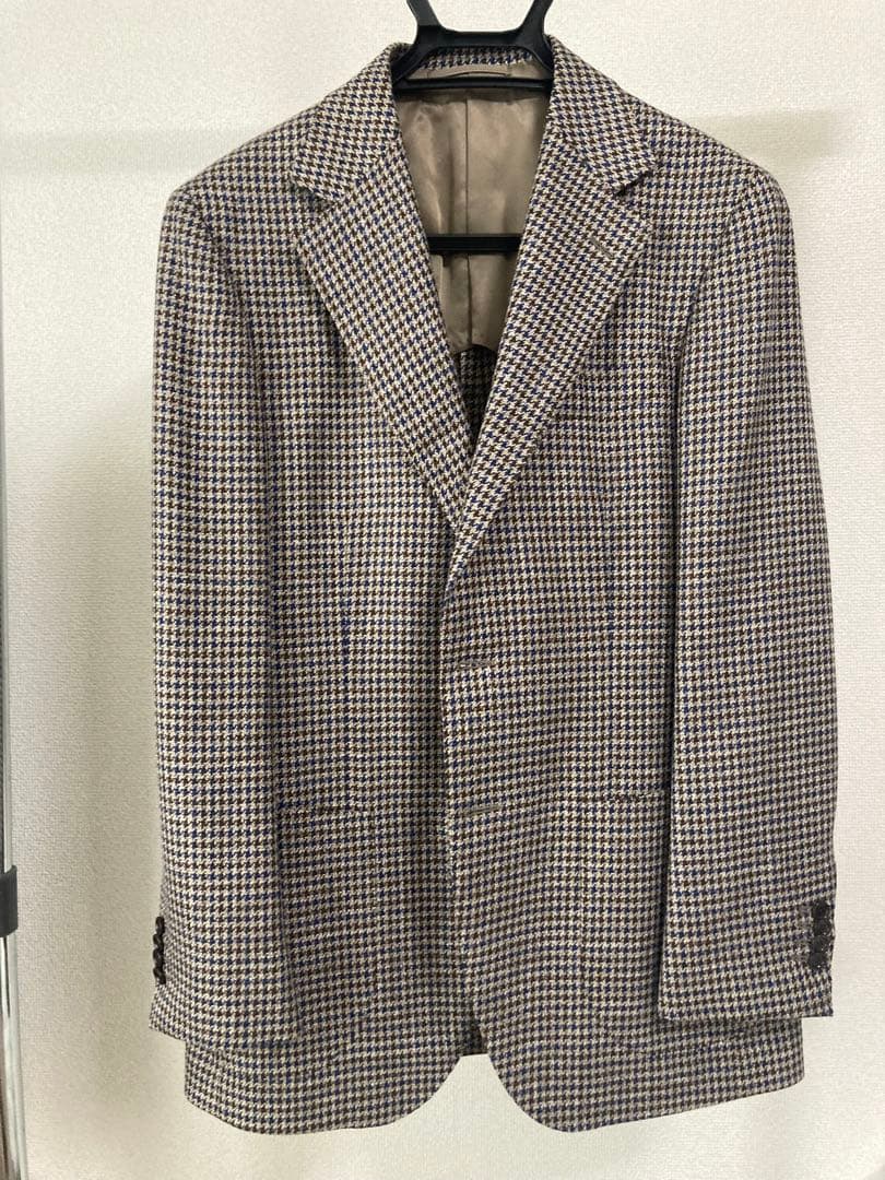 【美品】BEAMS F ガンクラブチェックLoroPiana SUMERTIME