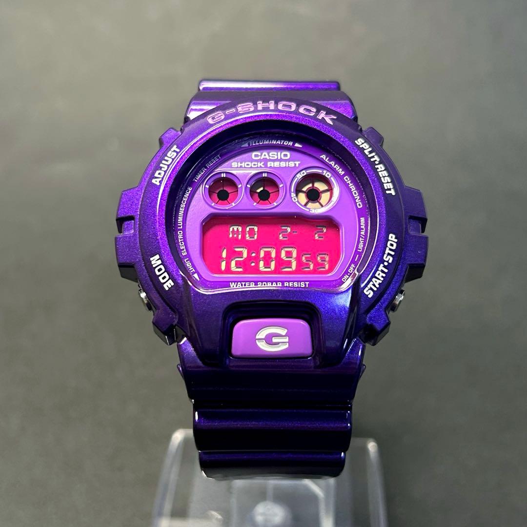 【極美品】G-SHOCK クレイジーカラーズ DW-6900CC-6DRパープル