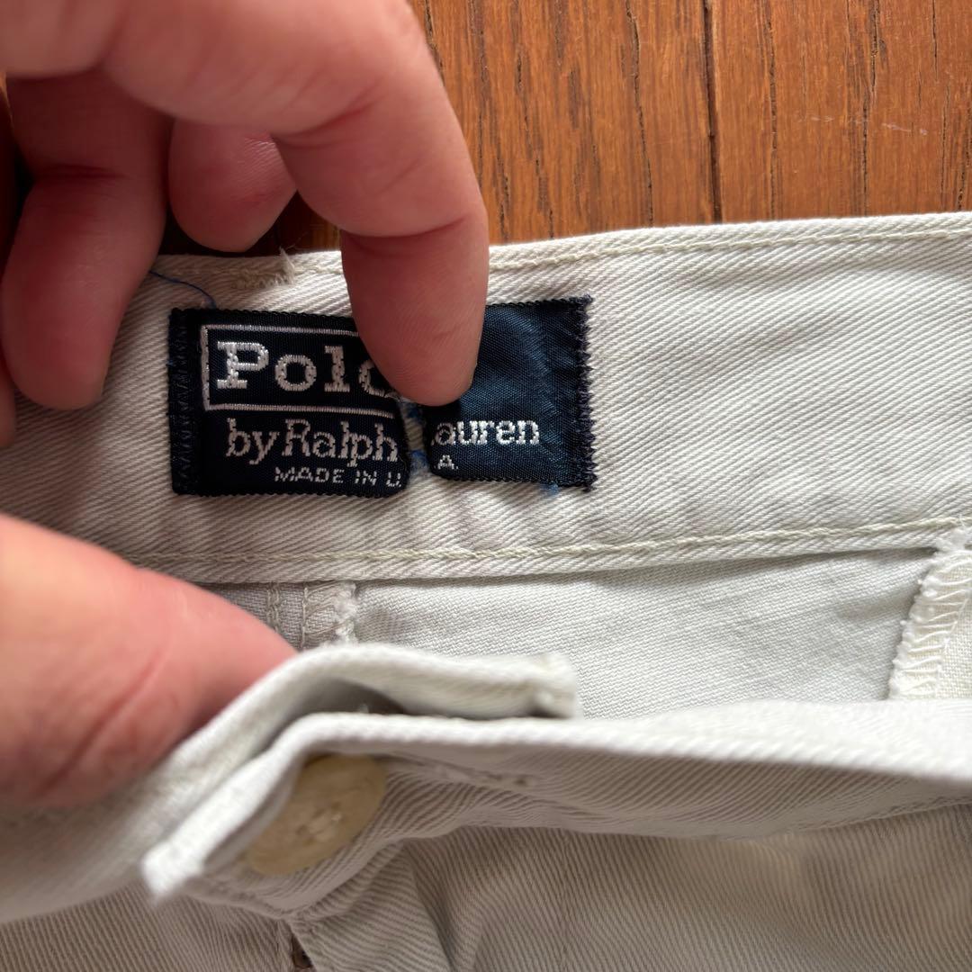 ポロチノ ホワイト　USA W34 L32