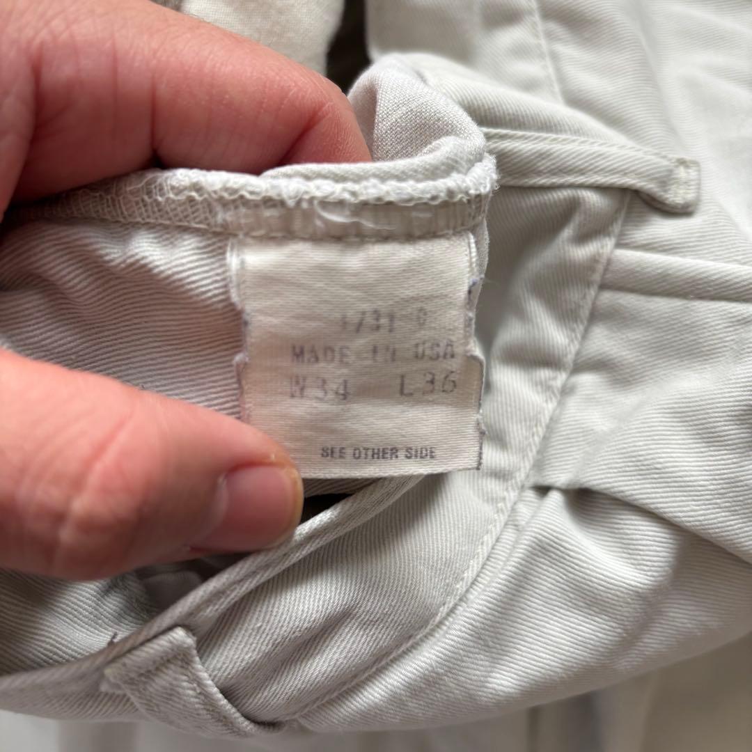 ポロチノ ホワイト　USA W34 L32