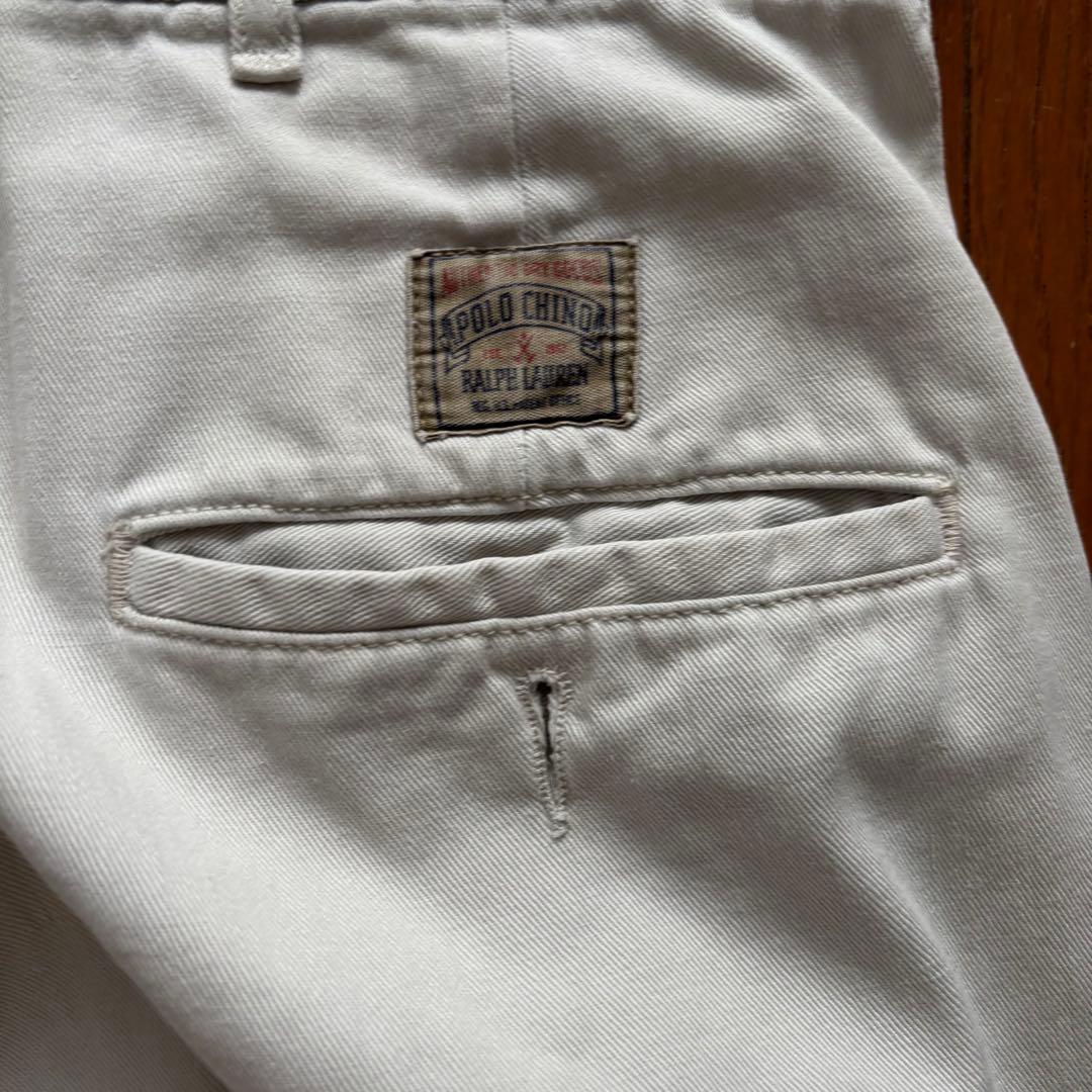 ポロチノ ホワイト　USA W34 L32