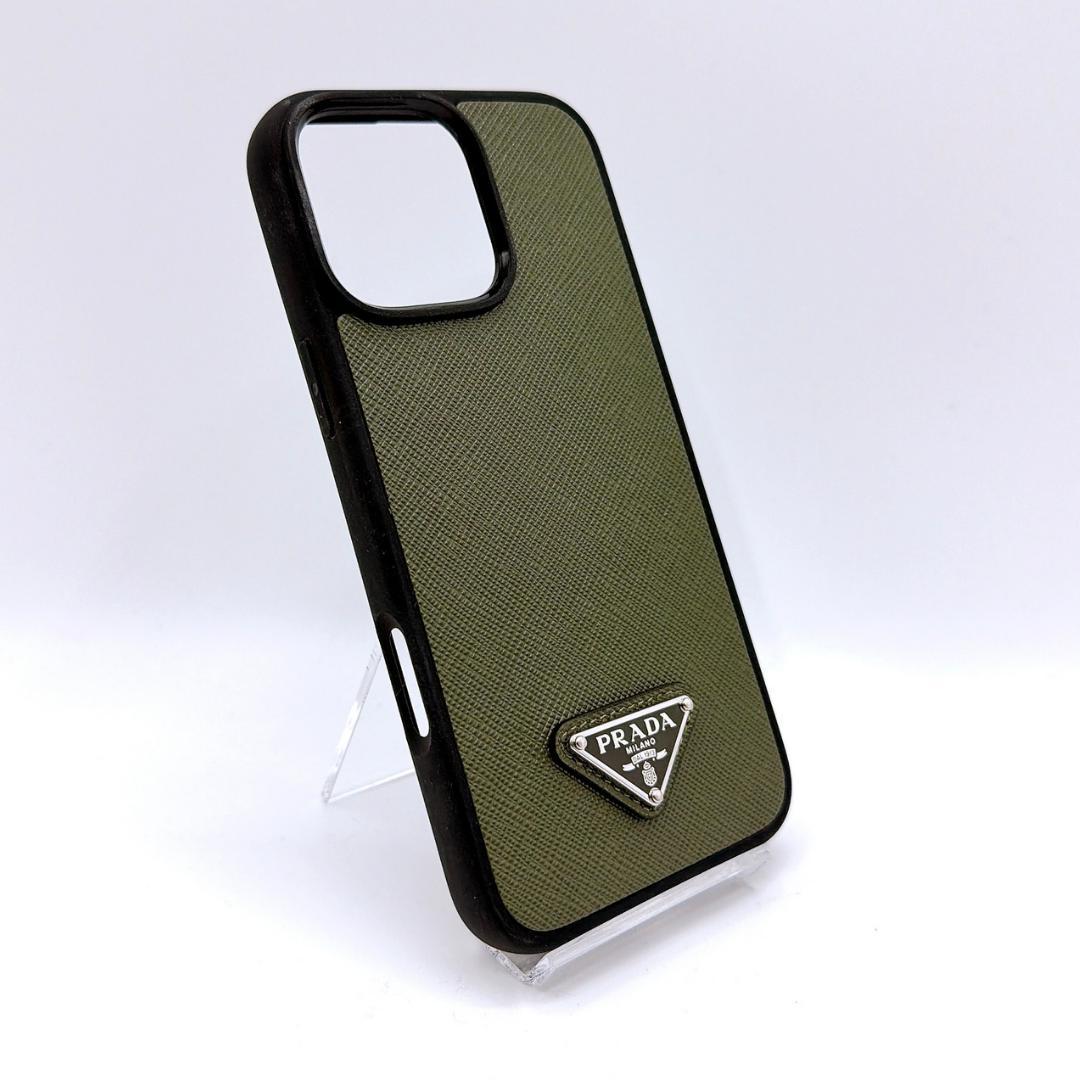 PRADA サフィアーノ iPhone Pro Maxケース 1ZH197 美品
