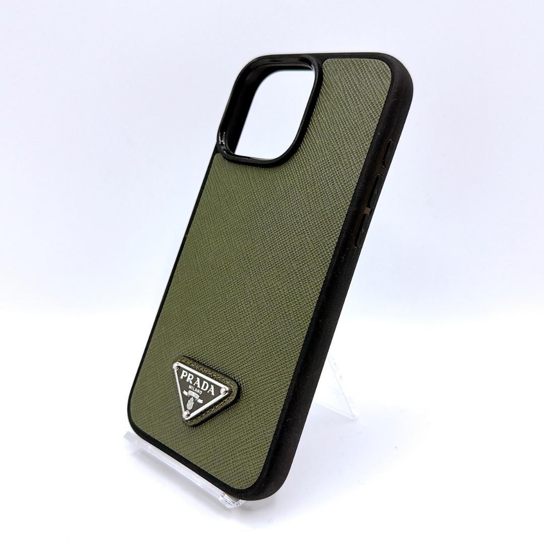 PRADA サフィアーノ iPhone Pro Maxケース 1ZH197 美品