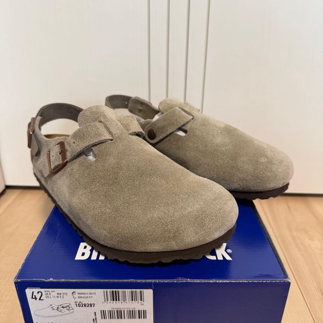 ビルケンシュトック トキオ ベージュ スウェード42 試着・試歩のみ 美品