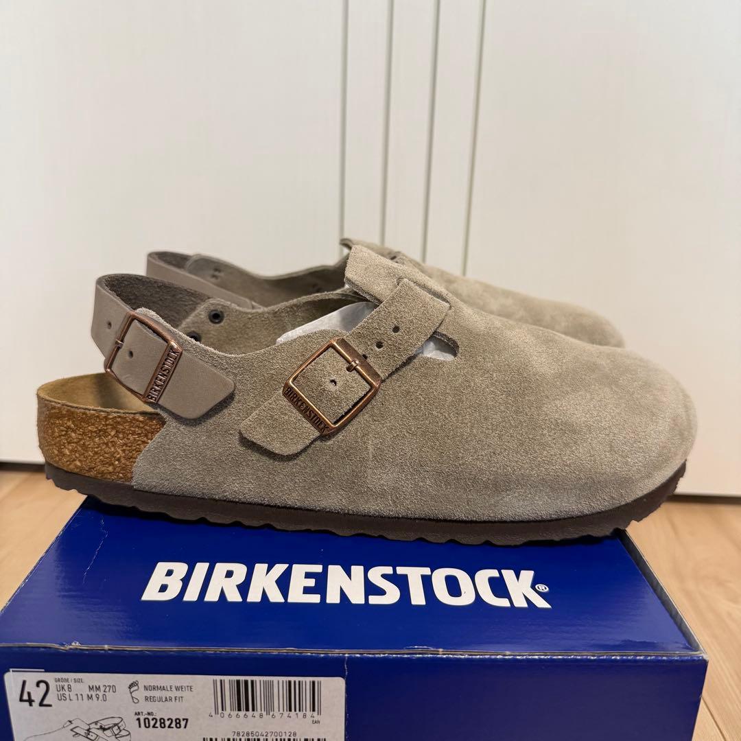 ビルケンシュトック トキオ ベージュ スウェード42 試着・試歩のみ 美品