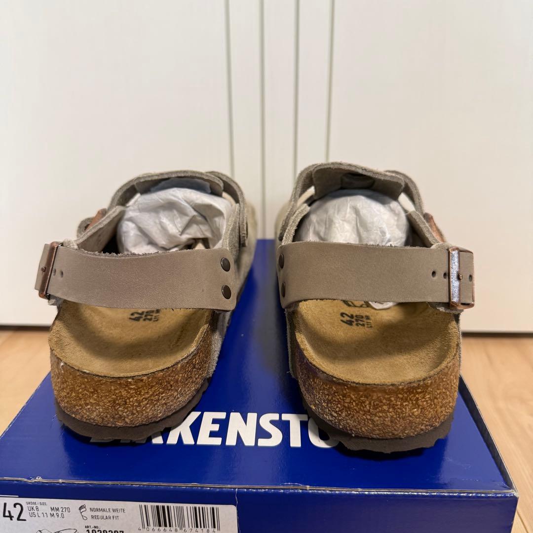 ビルケンシュトック トキオ ベージュ スウェード42 試着・試歩のみ 美品