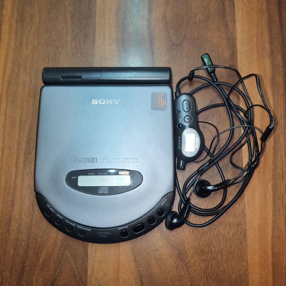 【ジャンク品】SONY Discman D-311 ポータブルCDプレーヤー