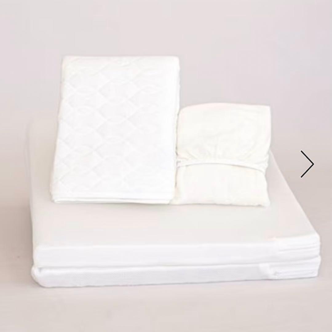 ≪極美品≫サンデシカ ベビー用立体ファイバー敷布団3点セット