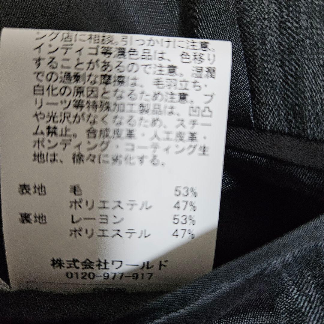 ✨極美品 タケオキクチ スーツ セットアップ グレー ストライプ ウール 3